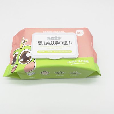 Oemの敏感な赤ん坊水手の口腔清掃のために使い捨て可能なぬれたワイプのティッシュ