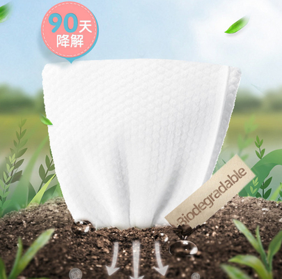 使い捨て可能な100%の綿のビスコースのNonwovenティッシュペーパーは美のクリーニングのためのワイプを乾燥する