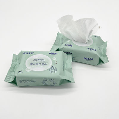 25 ピュアウォーター エコフレンドリー 生分解性 オーガニック ベビーウェットワイプ 全年齢用