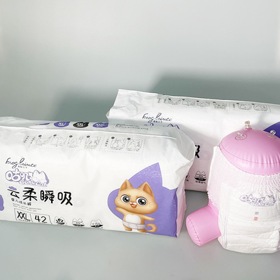 快適なズボンの使い捨て可能なおむつの赤ん坊の柔らかい通気性のプルアップ