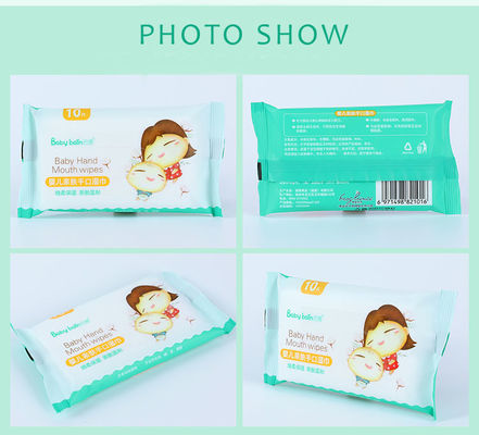 SpunlacedのNonwoven柔らかいクリーニングの有機性赤ん坊の納屋水ワイプ