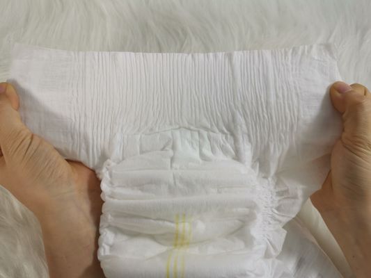 非編まれた生地のPE Backsheetが付いている使い捨て可能な赤ん坊のおむつ