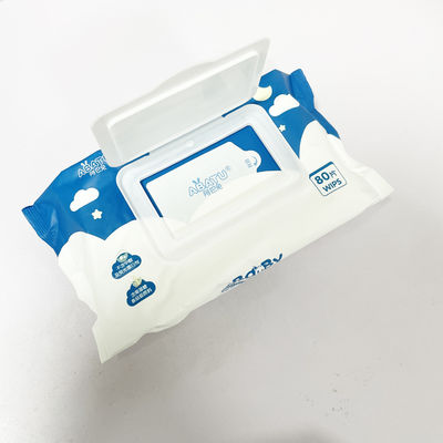 使い捨て可能な商標の試供品のNonwoven赤ん坊のぬれたワイプ