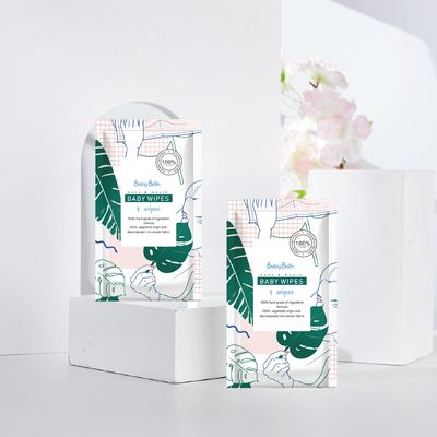 注文の使い捨て可能なSpunlaceの非編まれたぬれたチィッシュ ペーパーの赤ん坊の厚いぬれたワイプ