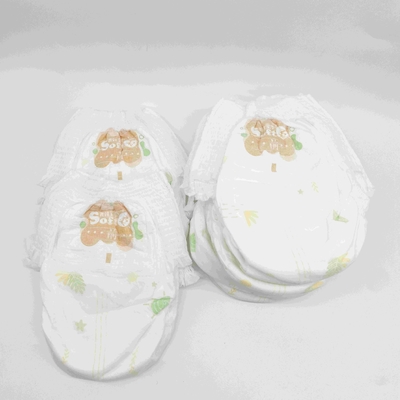 赤ん坊のおむつはズボンの容易な摩耗の使い捨て可能な赤ん坊のおむつを抜く