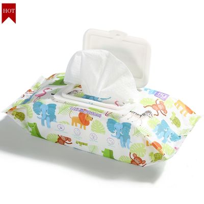 80 PCのUnscented卸し売り良質の水は敏感のための赤ん坊のぬれたワイプを拭く