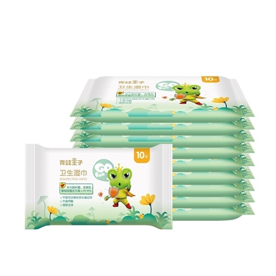 OEM 72pcsの安い非編まれた赤ん坊は綿の生物分解性の赤ん坊の使い捨て可能なぬれたワイプ アルコール自由な赤ん坊のぬれたワイプを気遣う