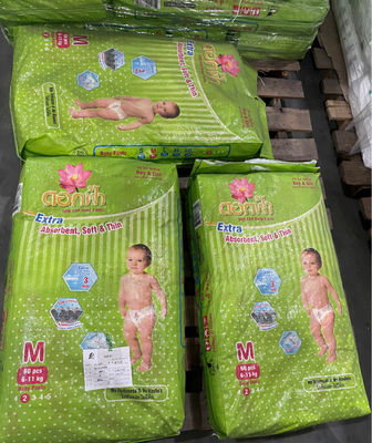 試供品の通気性の新生の優れた使い捨て可能な赤ん坊のおむつ
