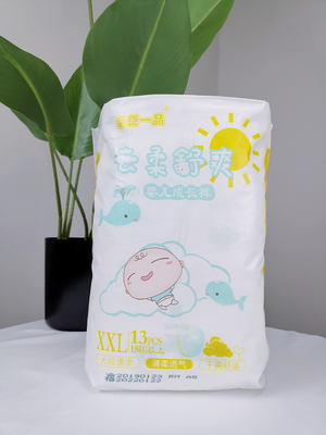 3D漏出防止チャネルが付いている乾燥した表面の吸収性の使い捨て可能な赤ん坊のズボン
