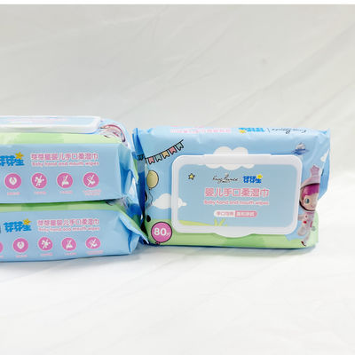 カスタマイズされた商標は魔法ぬれたワイプの使い捨て可能なクリーニングを圧縮した