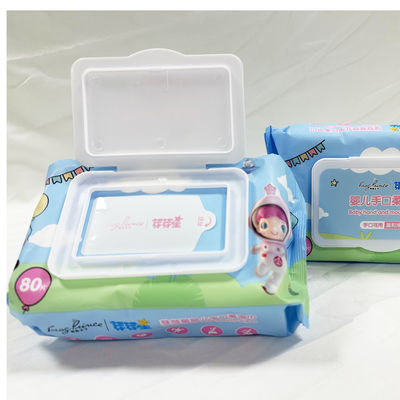 カスタマイズされた商標は魔法ぬれたワイプの使い捨て可能なクリーニングを圧縮した