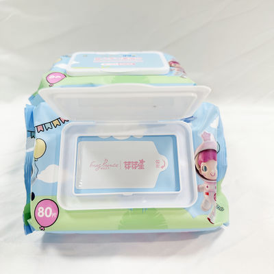 カスタマイズされた商標は魔法ぬれたワイプの使い捨て可能なクリーニングを圧縮した