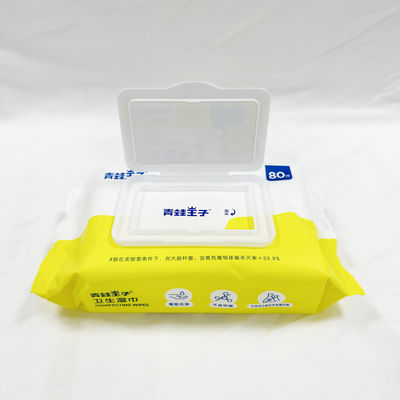 子供の大人のためのSpunlaceの非編まれた生地の使い捨て可能なぬれたワイプ