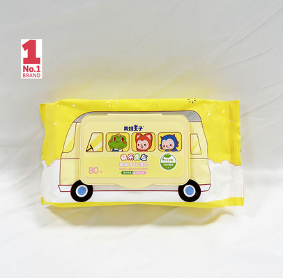 99.5%水ぬれたワイプ指の表面赤ん坊は赤ん坊のぬれたワイプのために拭く