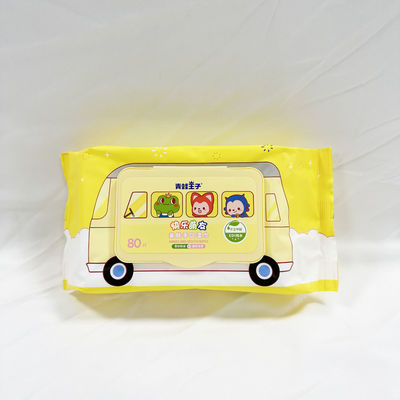 99.5%水ぬれたワイプ指の表面赤ん坊は赤ん坊のぬれたワイプのために拭く