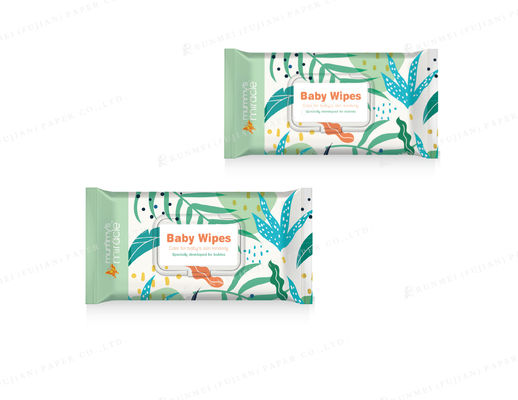 アルコールのないよい方式の堅いプラスチック唇80の引きのぬれたワイプ