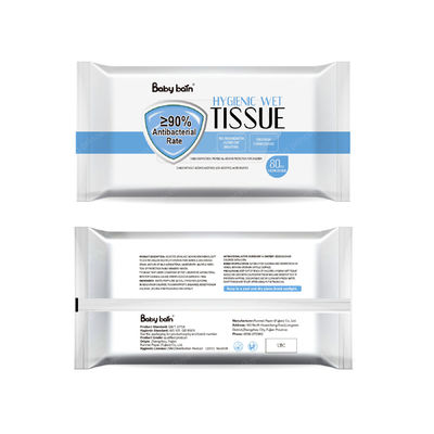 アルコールのないよい方式の堅いプラスチック唇80の引きのぬれたワイプ