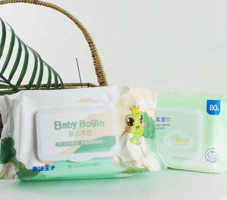 注文の赤ん坊のワイプの試供品水は有機性赤ん坊のぬれたワイプを拭く