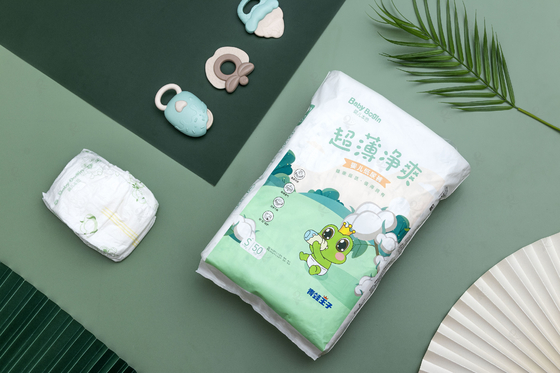 試供品のEcoの友好的な新生の使い捨て可能な100%タケ生物分解性のdaipersの赤ん坊のおむつ