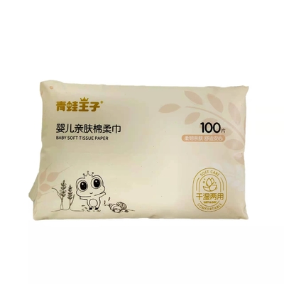 OEMの無色および無臭の柔らかく使い捨て可能な乾燥したワイプ パック80部分