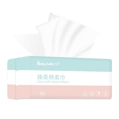 顧客用芳香は使い捨て可能な乾燥したワイプをきれいにする1回パルプを膨らませる