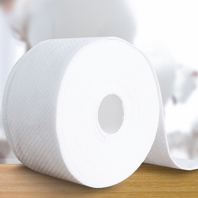 プラスチック パッキングの使い捨て可能な乾燥したワイプの綿60gの柔らかさ