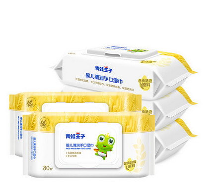 非苛立っているEcoの友好的なアロエのヴィエラの使い捨て可能なぬれたワイプ80pcs