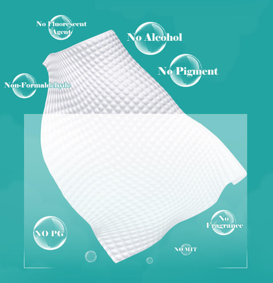 ふたおよび開いたテープ使い捨て可能なぬれたワイプを使って80 PC 20%Viscose 80%Polymer