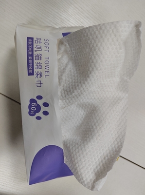赤ん坊のための綿の非編まれた使い捨て可能な乾燥したワイプはスキン ケアを