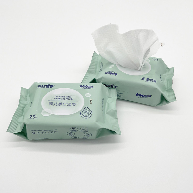 25 ピュアウォーター エコフレンドリー 生分解性 オーガニック ベビーウェットワイプ 全年齢用